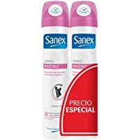 Desodorante spray Sanex Dermo Invisible 24H protección antimanchas 2x200ml Precio especial